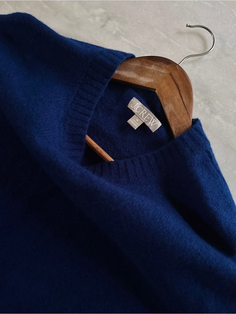 J. Crew Short-Sleeve Crewneck Sweater in Cobalt Blue - Size M